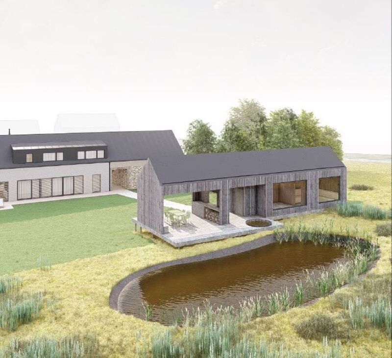 Prodej stavebního pozemku s projektem a stavebním povolením v Albrechticích u Frýdlantu